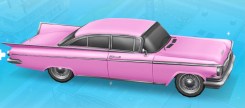 Pink Vintage Car