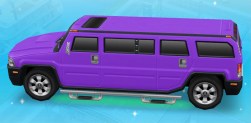 Purple Stretch SUV