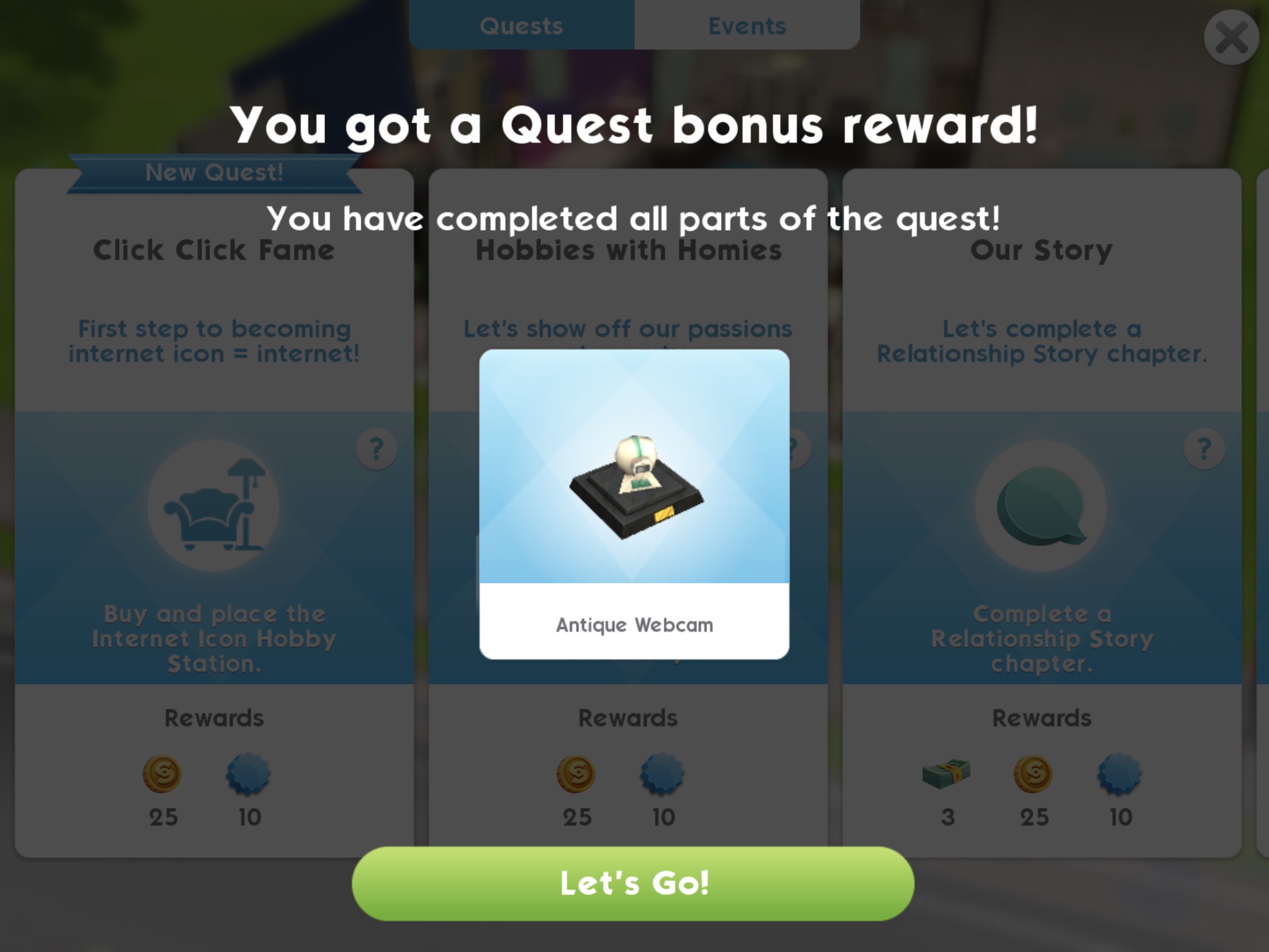 The Sims Mobile Icon Hobby Quest The Girl Who Games