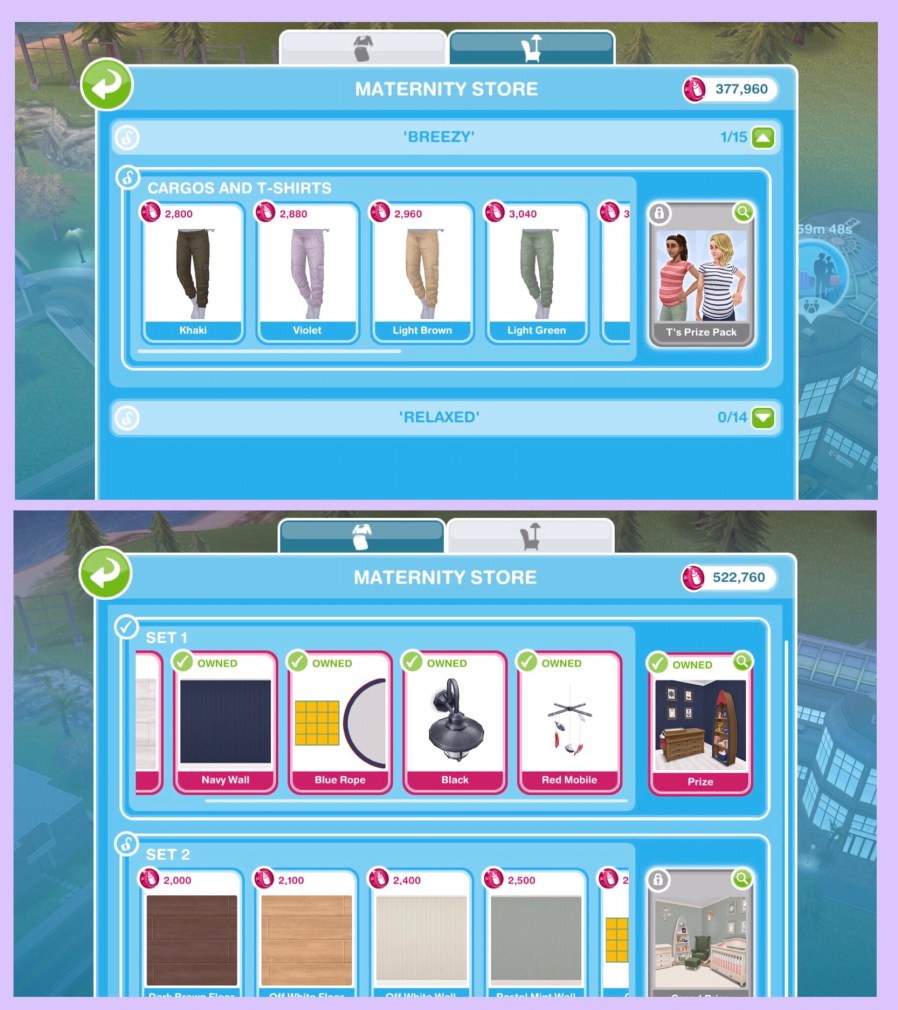 The Sims Freeplay Maternity Store The Girl Who Games