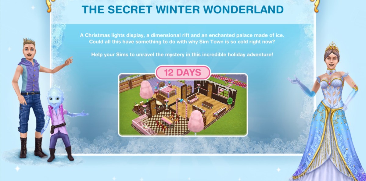 The Sims Freeplay The Secret Winter Wonderland Quest The Girl Who Games